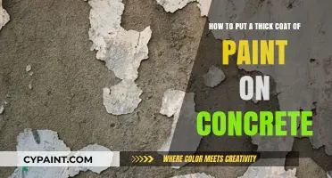 Mastering Thick Paint Application: A Guide for Concrete Surfaces