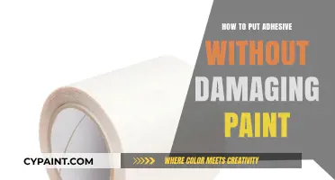 Protect Your Paint: Expert Tips for Applying Adhesive Safely