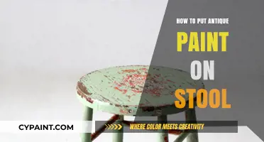 Revive Your Stool: A Guide to Applying Antique Paint Finishes