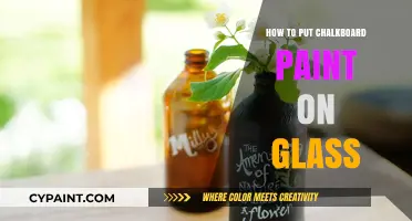 Transform Glass Surfaces: Easy Guide to Applying Chalkboard Paint