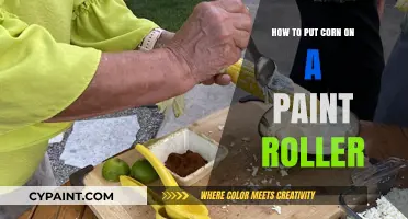 Creative Painting Hack: Attaching Corn to a Paint Roller Easily
