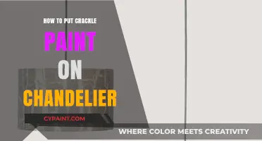 Transform Your Chandelier with Easy Crackle Paint Techniques