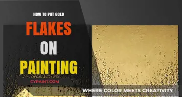 Enhance Your Art: A Guide to Adding Gold Flakes to Paintings