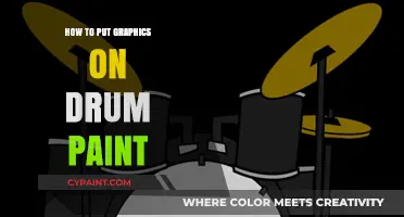 Customizing Drums: Easy Steps to Apply Graphics on Drum Paint