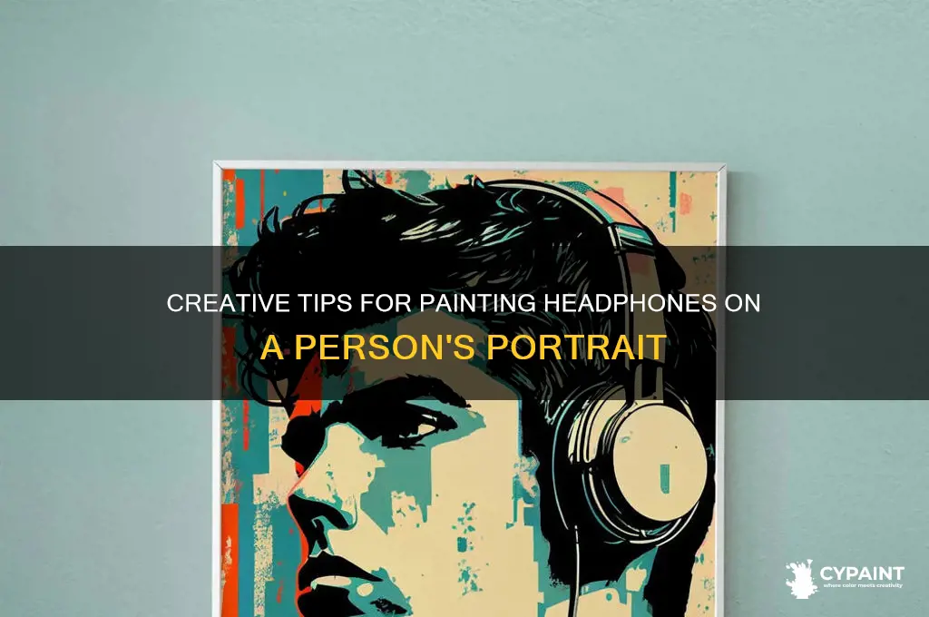 how to put headphones on someone paint