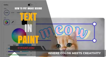 Mastering Paint: How to Place Images Behind Text Easily