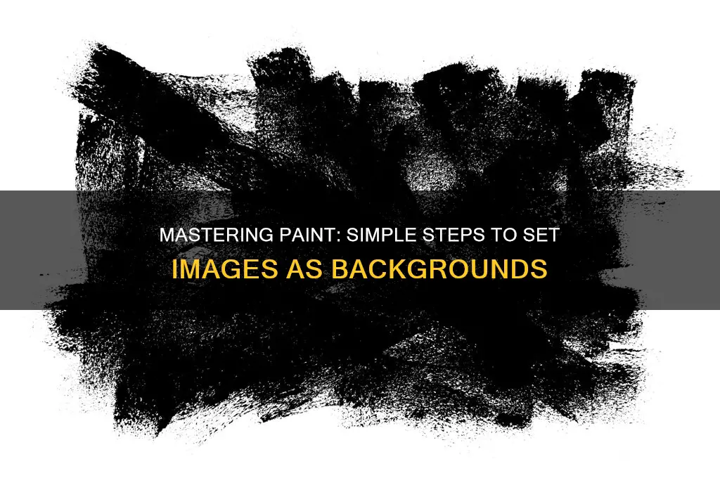 how to put image in background in paint