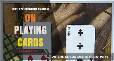 Creative Card Art: Painting Unique Designs on Playing Cards