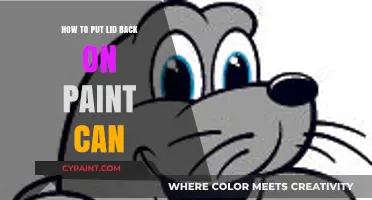 Mastering the Art of Sealing: How to Put Lid Back on Paint Can