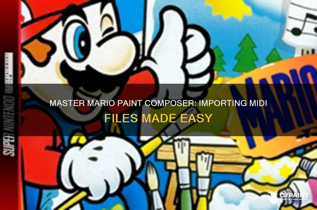 how to put midi in mario paint composer