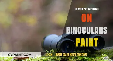 Personalize Your Binoculars: Easy Steps to Paint Your Name On