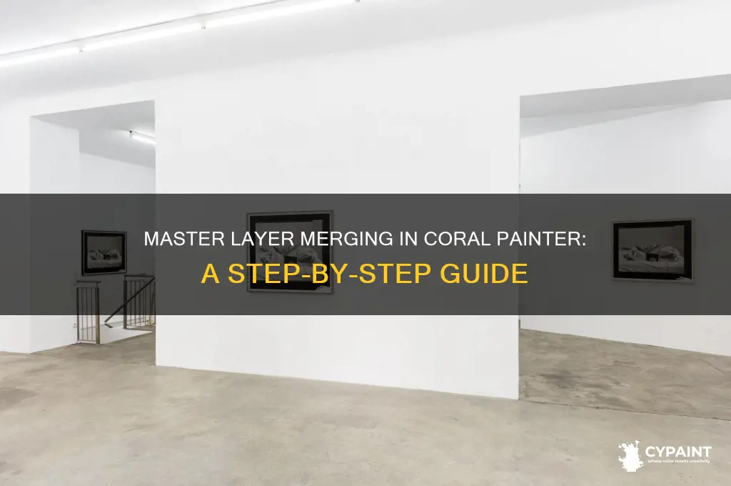 how to put one layer into another in coral painter