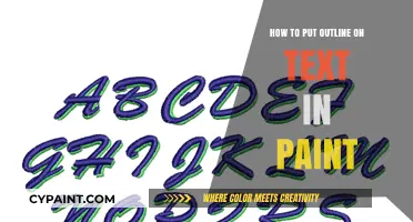 Add a Striking Outline to Your Text in Paint: A Simple Guide