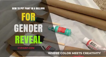 Creative Gender Reveal: Balloon Paint Filling Guide for Beginners
