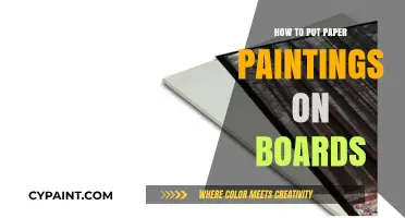 Mounting Mastery: How to Securely Attach Paper Paintings to Boards