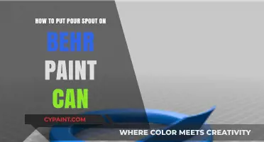 Attaching a Pour Spout to Your Behr Paint Can