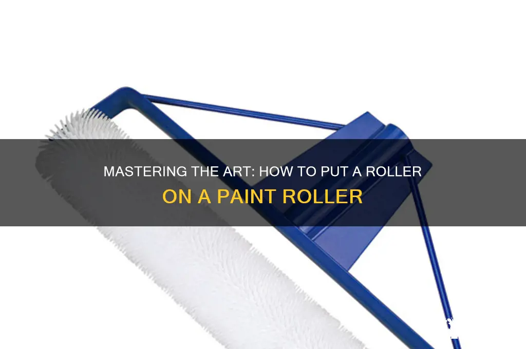 how to put roller on paint roller