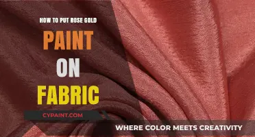 Elegant Rose Gold Fabric Painting: Easy DIY Techniques for Stunning Results