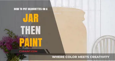 Creating Silhouetted Jars: A Simple Painting Guide