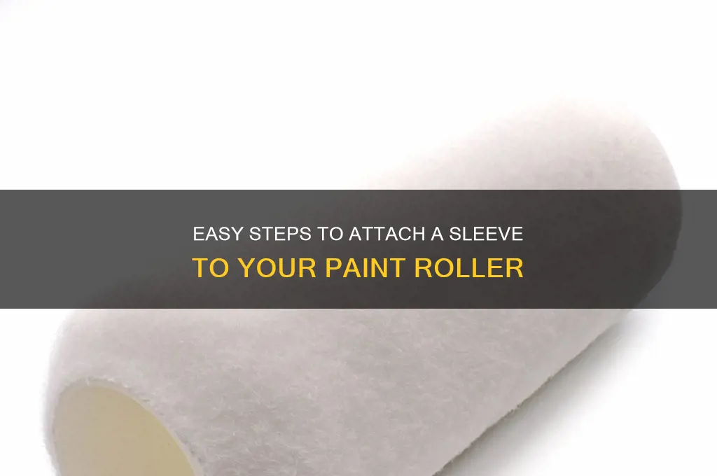 how to put sleeve on paint roller