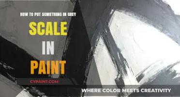 Transforming Images to Grey Scale with Paint