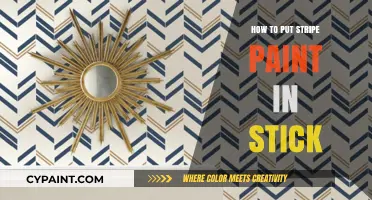 Mastering Stripe Painting: Easy Steps to Apply Stripe Paint with a Stick