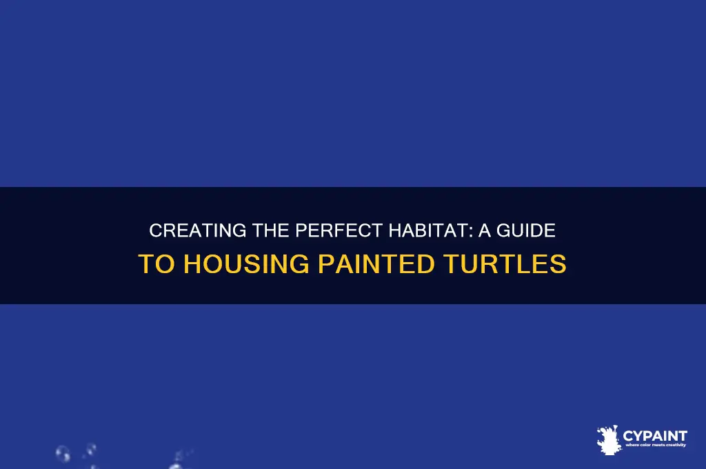 how to put together a home for a painted turtle