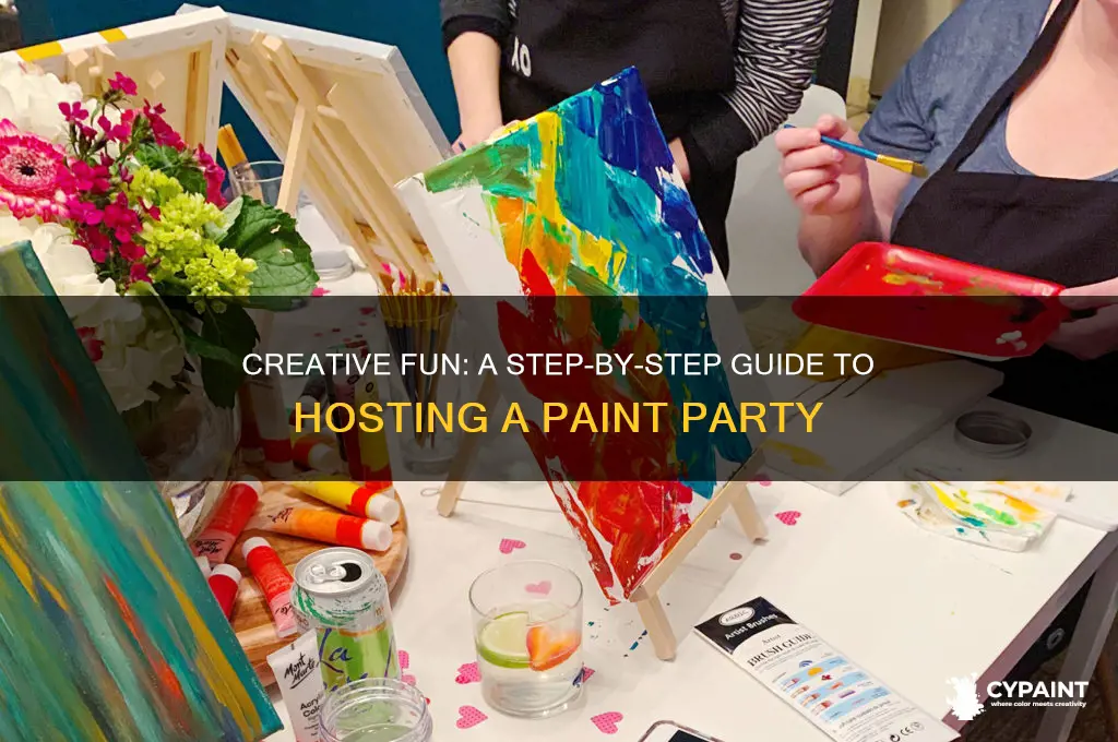 how to put together a paint party