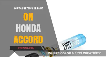 Touch-Up Paint Guide for Honda Accord Owners