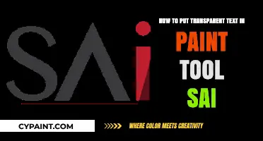 Mastering Transparent Text Tool in Paint Tool Sai