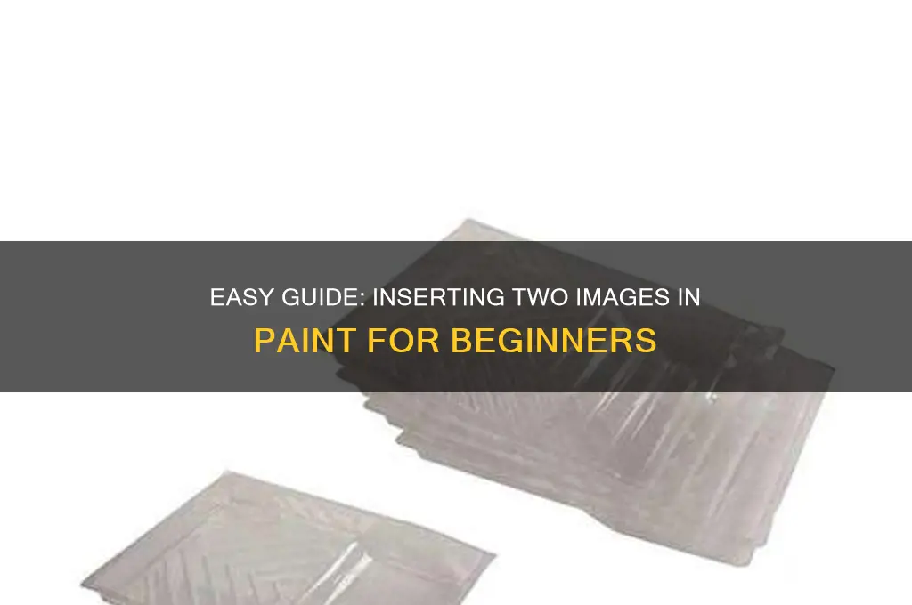 how to put two img in paint