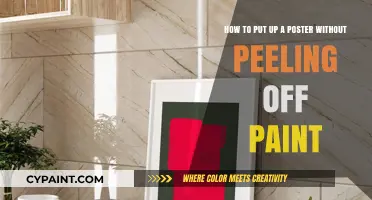 Preserve Your Walls: Easy Poster Hanging Without Damaging Paint