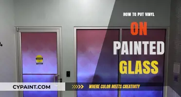 Easy Guide to Applying Vinyl Decals on Painted Glass Surfaces