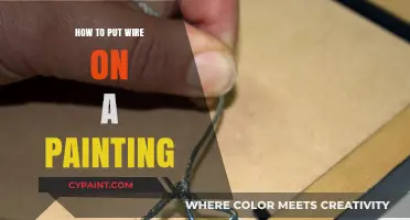 Creative Techniques: Adding Wire to Your Painting for Easy Hanging