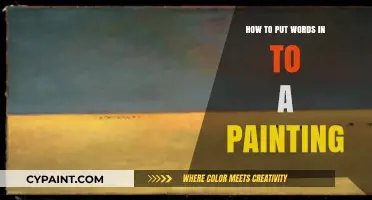 Transforming Words into Art: Techniques for Infusing Text into Paintings