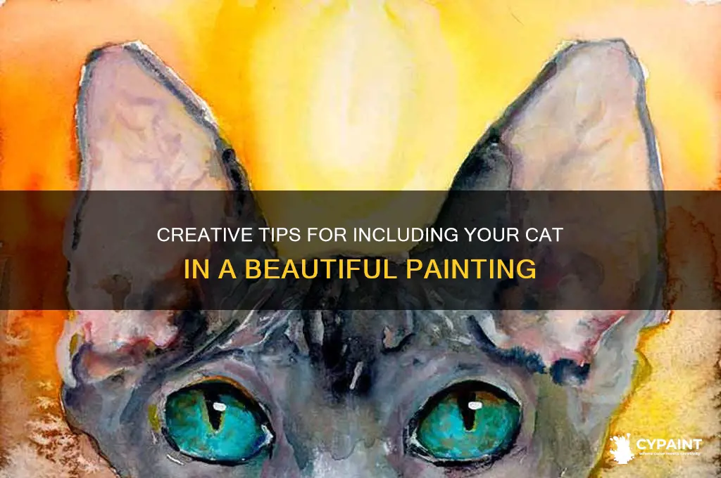 how to put your cat into a painting