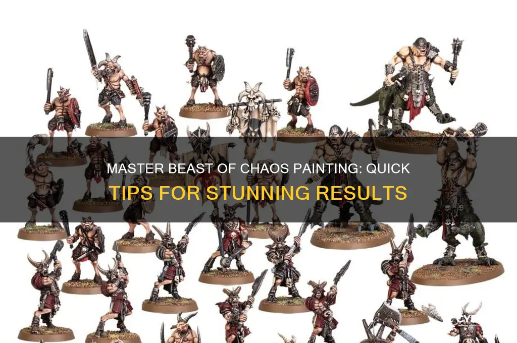 how to quickly paint beasts of chaos
