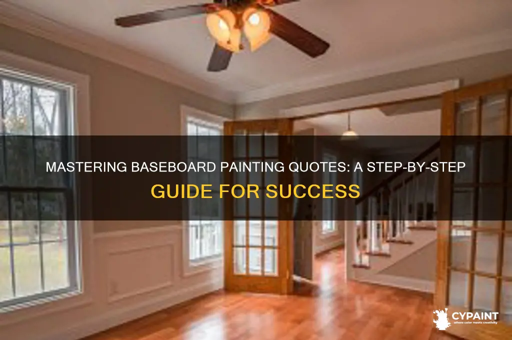 how to quote a baseboard painting job