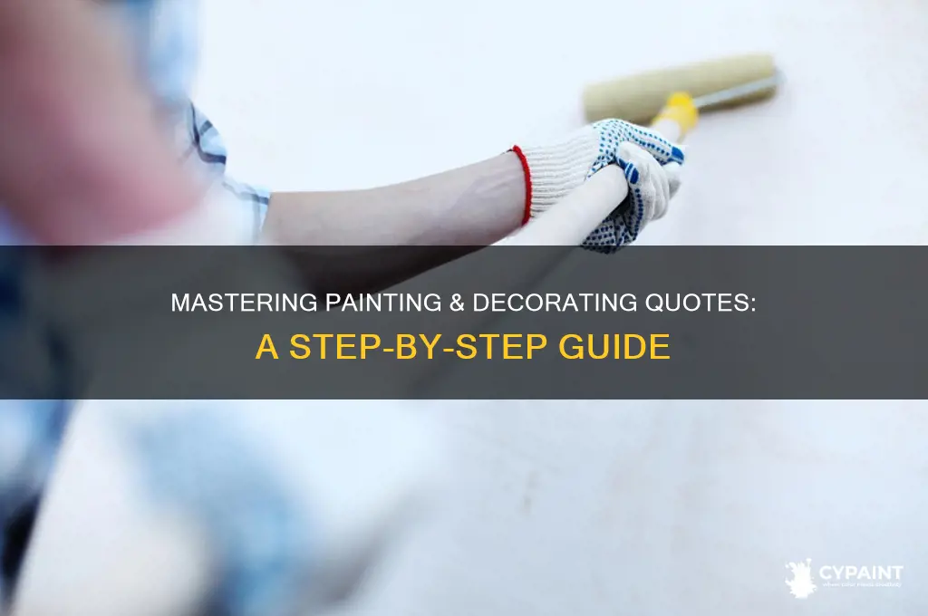 how to quote for painting and decorating