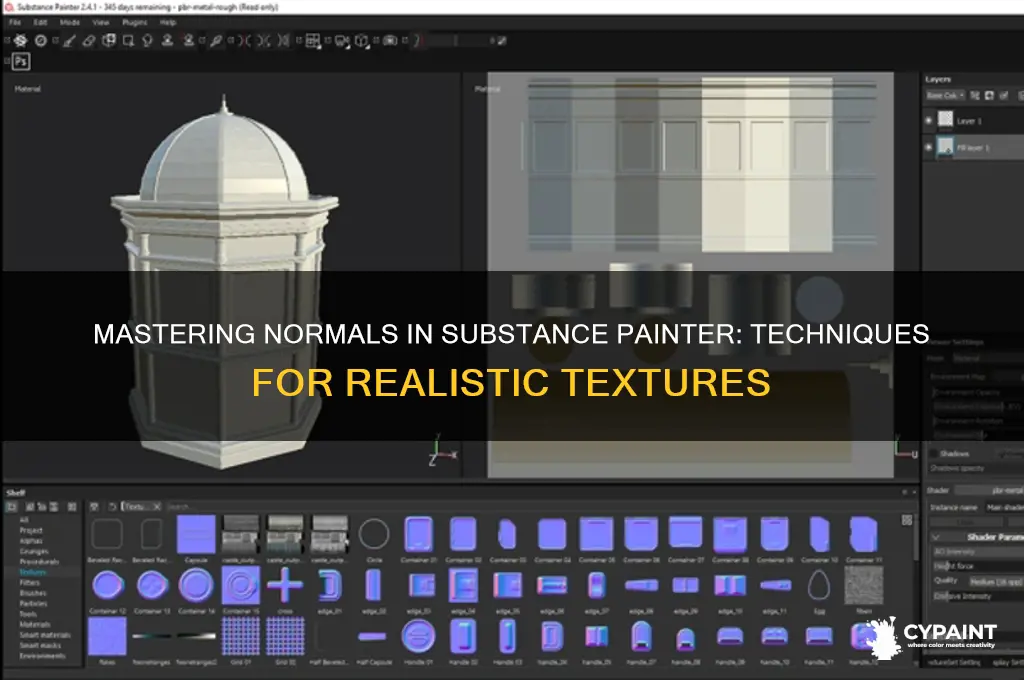 how to raise normals in substance painter
