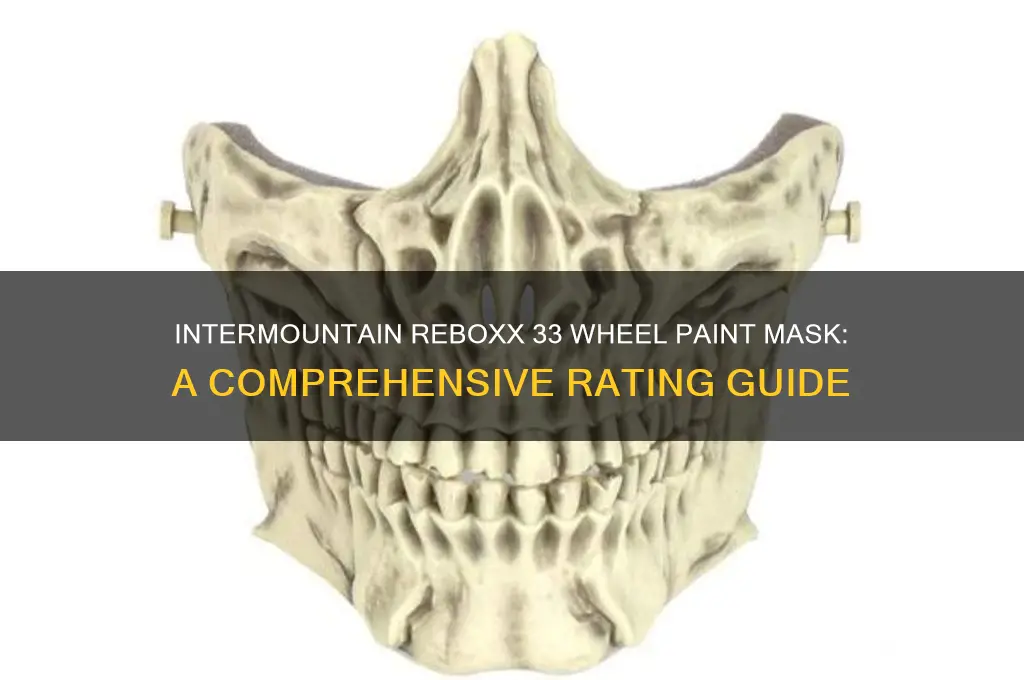 how to rate the intermountain reboxx 33 wheel paint mask