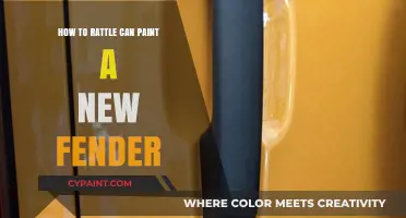 DIY Fender Transformation: Mastering Rattle Can Painting Techniques