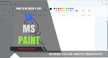 Re-entering Text in MS Paint: A Simple Guide