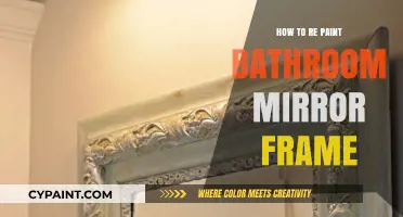 Refresh Your Bathroom: Easy Steps to Repaint Your Mirror Frame