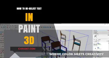 Mastering Text Editing: Re-Selecting Text in Paint 3D Made Easy