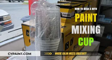Mastering Auto Paint Mixing: A Step-by-Step Guide to Reading Mixing Cups