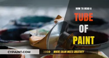 Understanding Paint Tubes: A Beginner's Guide to Reading Labels