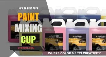 Mastering Auto Paint Mixing: A Guide to Reading Mixing Cups