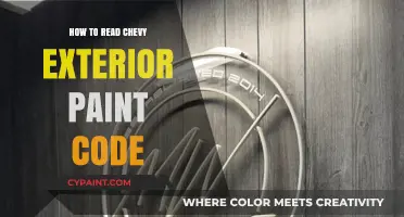 Decoding Chevy's Exterior Paint Code: A Step-by-Step Guide