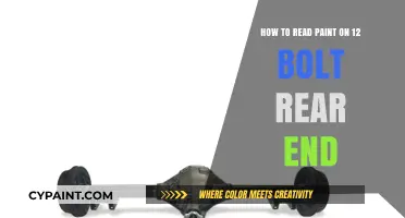 Decoding Your 12-Bolt Rear End: Paint Markings Explained